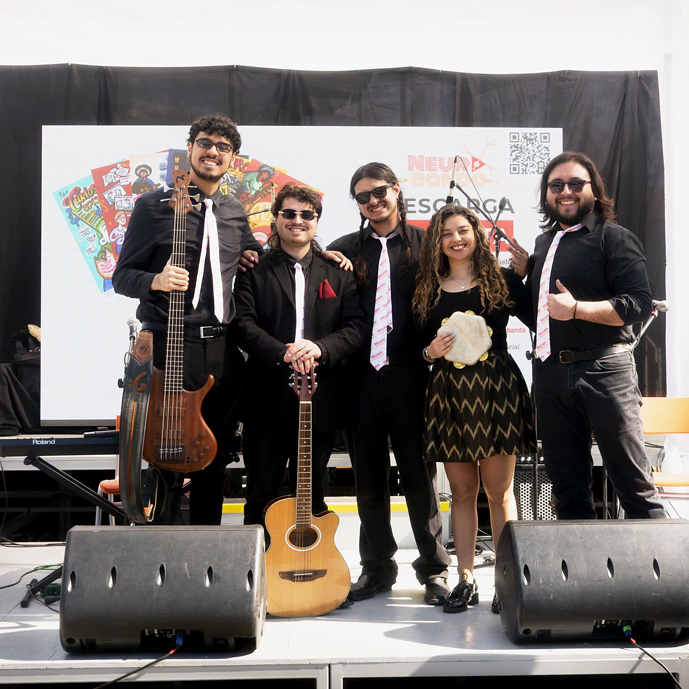 Neurobanda en el preestreno de la NeuroFest, Universidad de Santiago